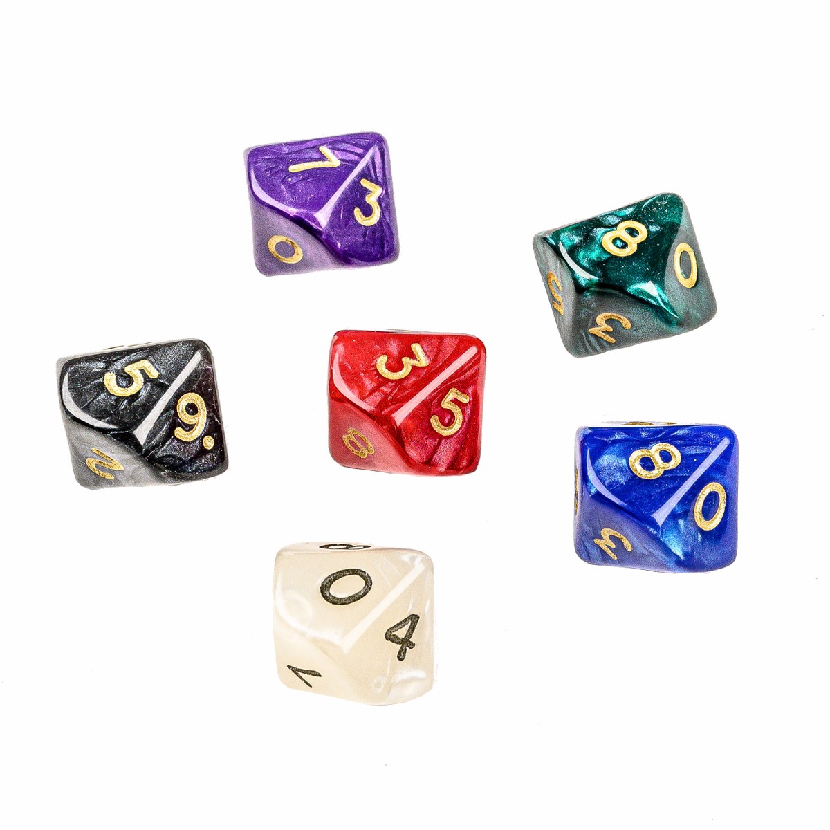10-sided marble die