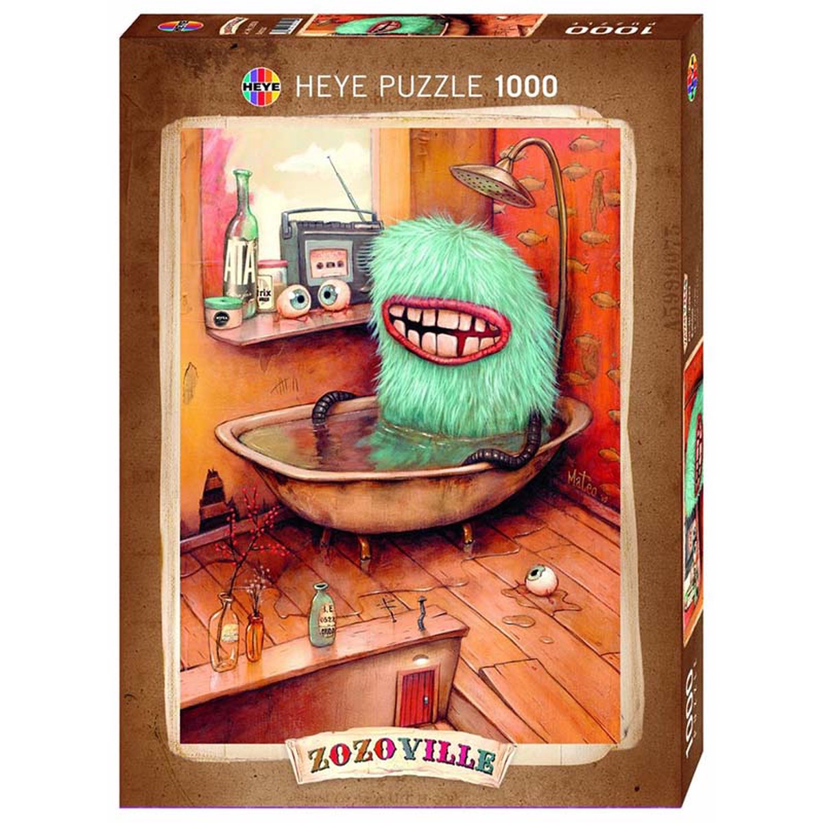 Zozoville: Bathtub - 1000 Pieces
