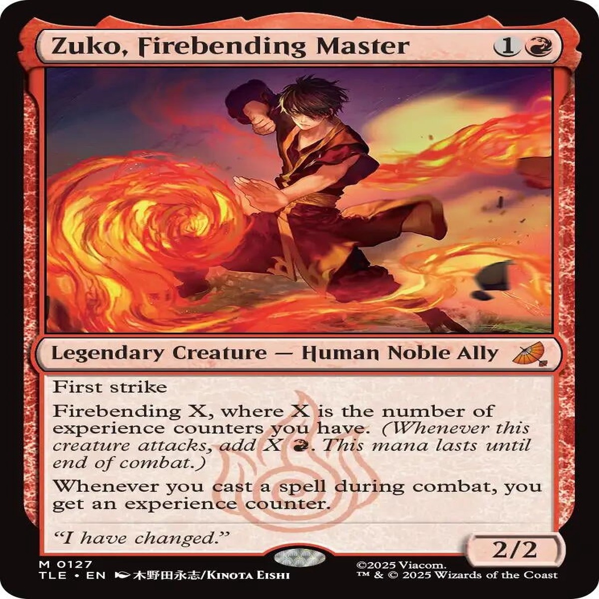 Zuko, Firebending Master (127) (TLE)