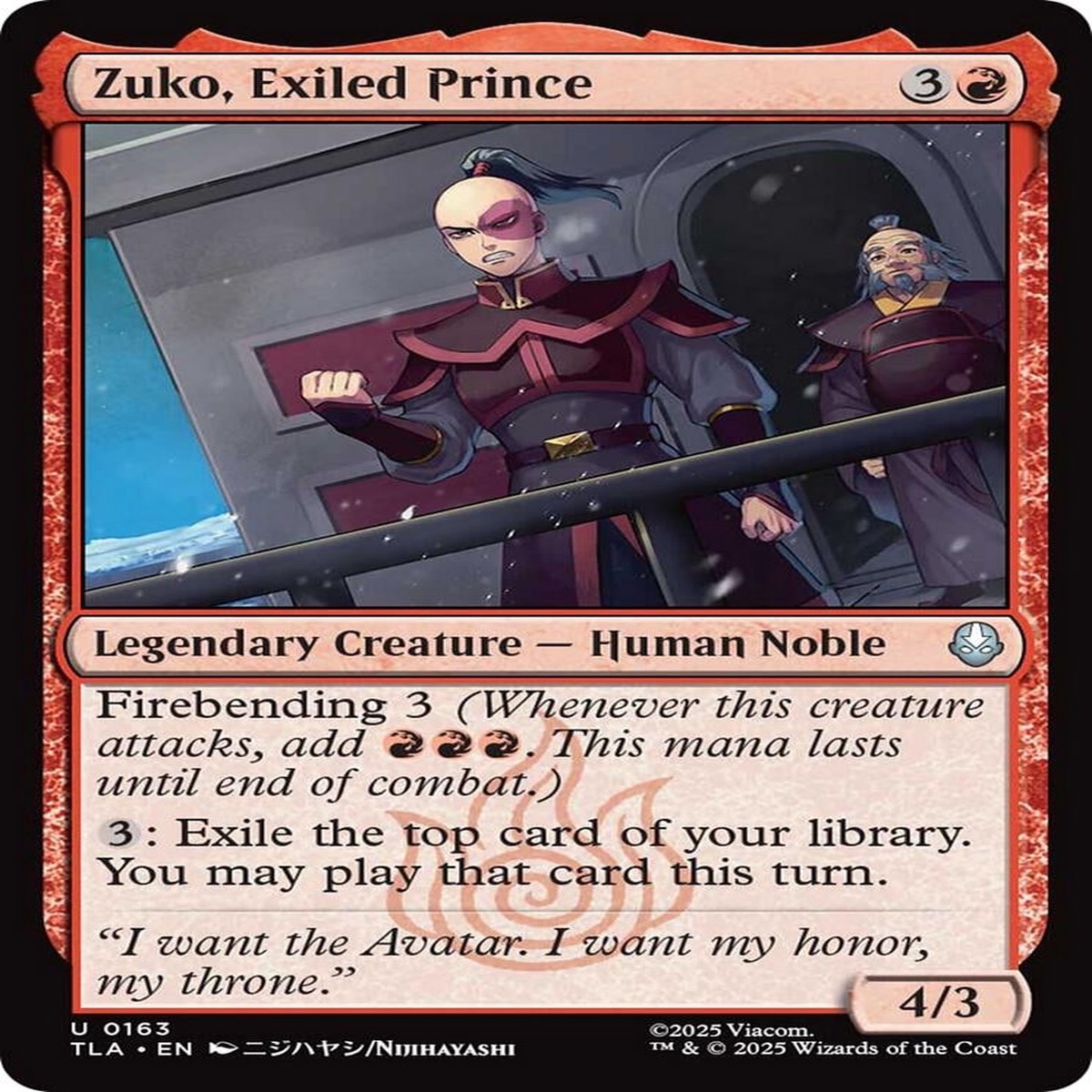 Zuko, Exiled Prince (163) (TLA)