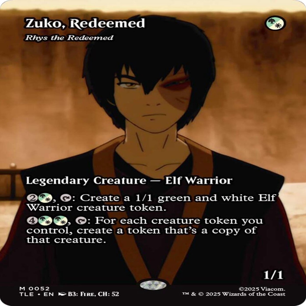 Zuko, Redeemed - Rhys the Redeemed (Borderless) (52) (TLE)