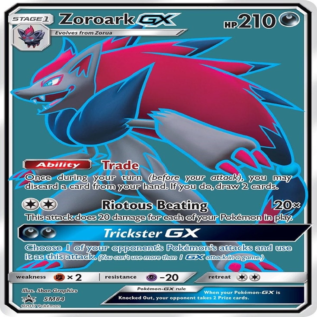 Zoroark GX - SM84 (SM84) (SMP)