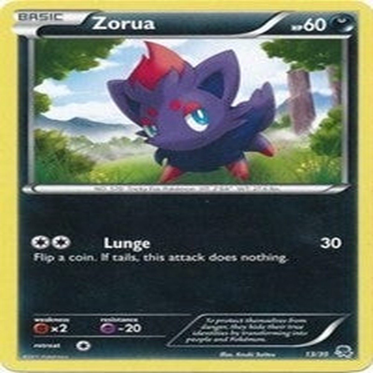 Zorua (#23) (23/30) (BLW)