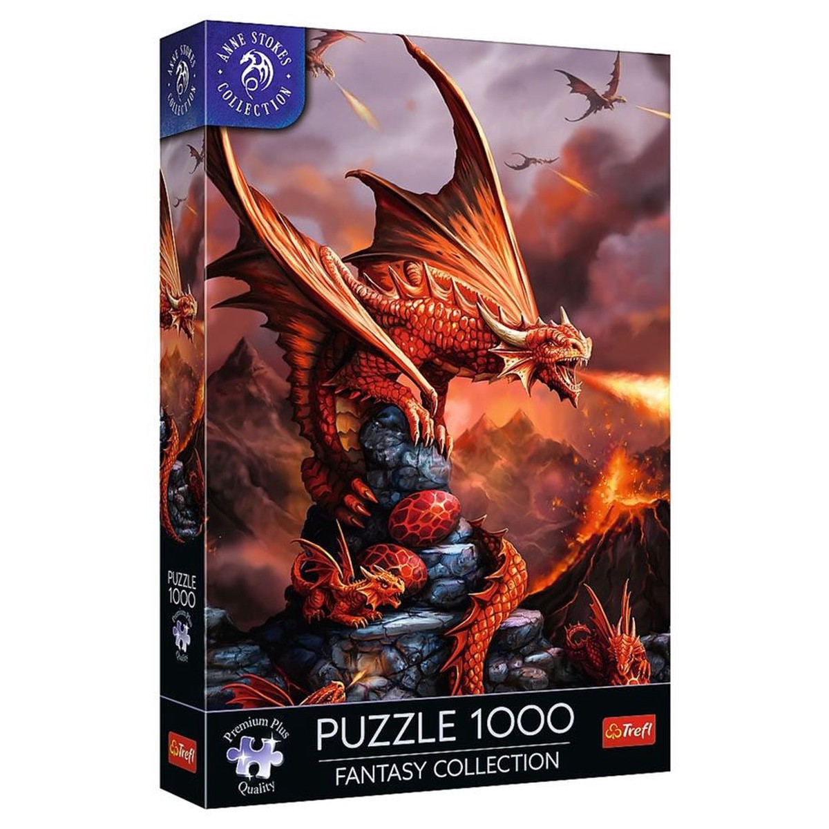 1000 Piece - Anne Anne Stokes Fire Dragon