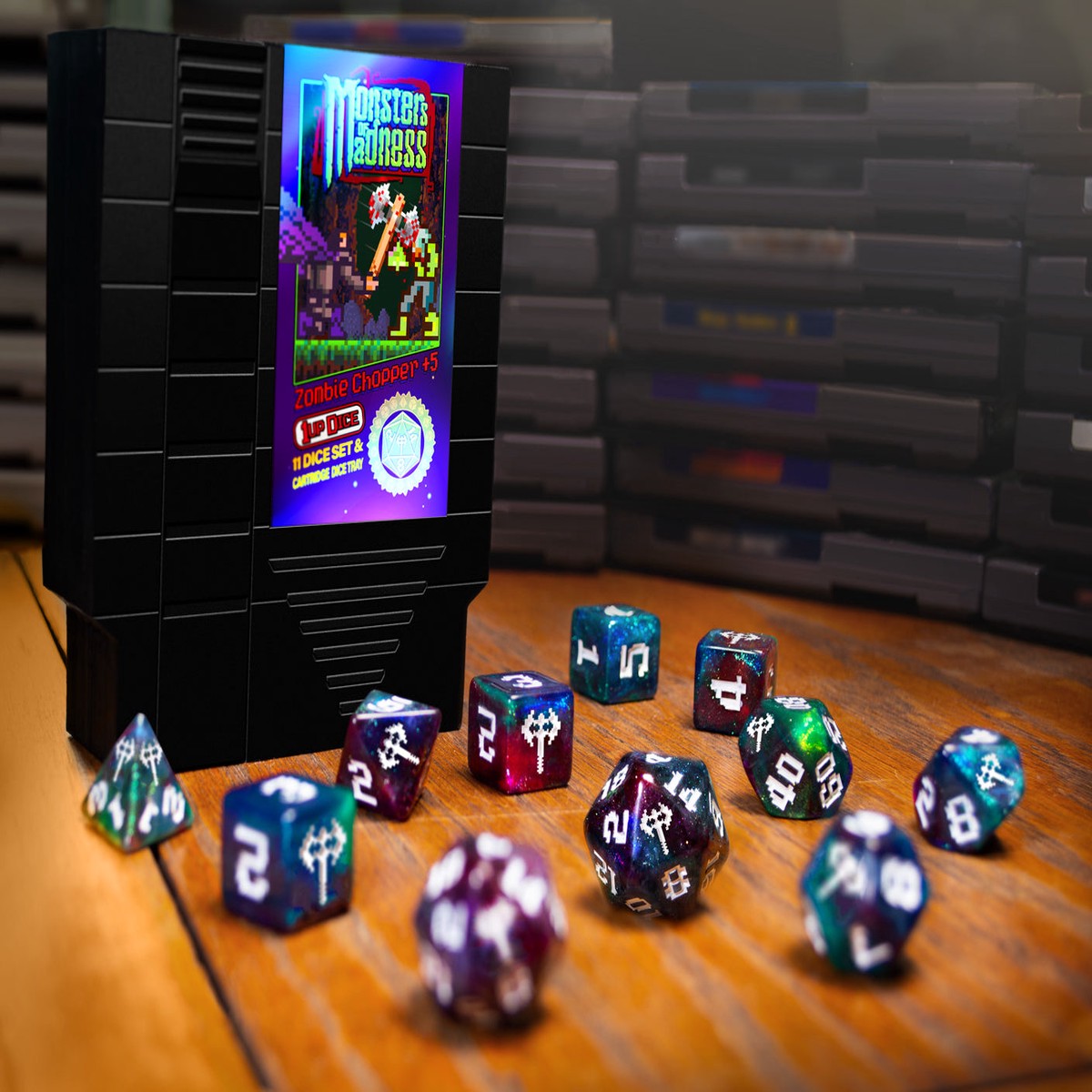 1-UP Dice: Zombie Chopper +5
