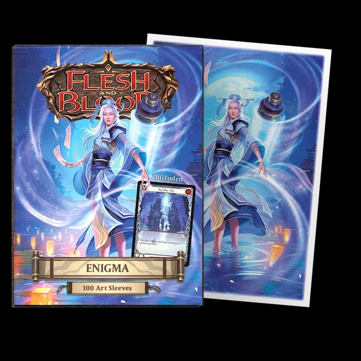 ( DISCONTINUED ) Dragon Shield - Standard - Matte Art - Flesh and Blood Enigma with Promo - 100+